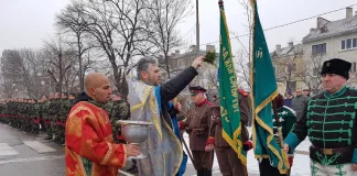 На Богоявление осветиха бойните знамена в Шумен