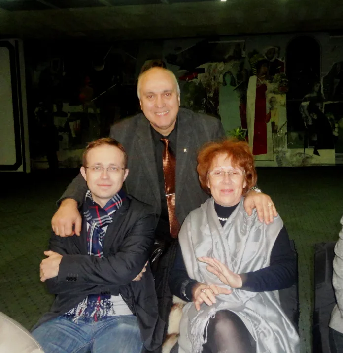 miroslav mutafchiyski s d-r penkova i d-r cholakov na praznik v mbal-shumen