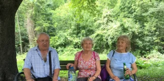 Трима пенсионери почистиха и обновиха заслон на Шуменско плато