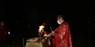 Малко жители на Кубрат посрещнаха Великден на открито