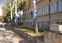 Плакати на Илтер Бейзатов пред общината, горското и институциите във Венец