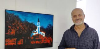 Светът на Володя Хубанов в синьо-червено и с Пинк Флойд