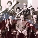 Градският духов оркестър в Нови пазар 1980 г.