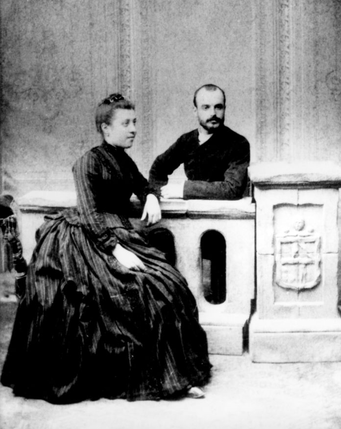 Кица и Йосиф Пешеви - годеници през 1887 г.