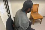 Задържаният Асен Симеонов. Сн ОДМВР